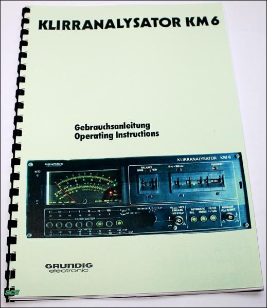 Grundig Klirranalysator KM 6 / technische Unterlage